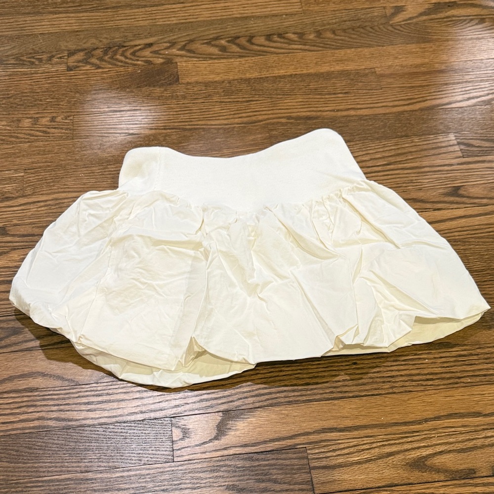 H&M Girls Cream A-Line Skirt Size 12